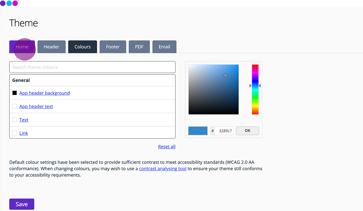 Good Grants-Themenoptionen
