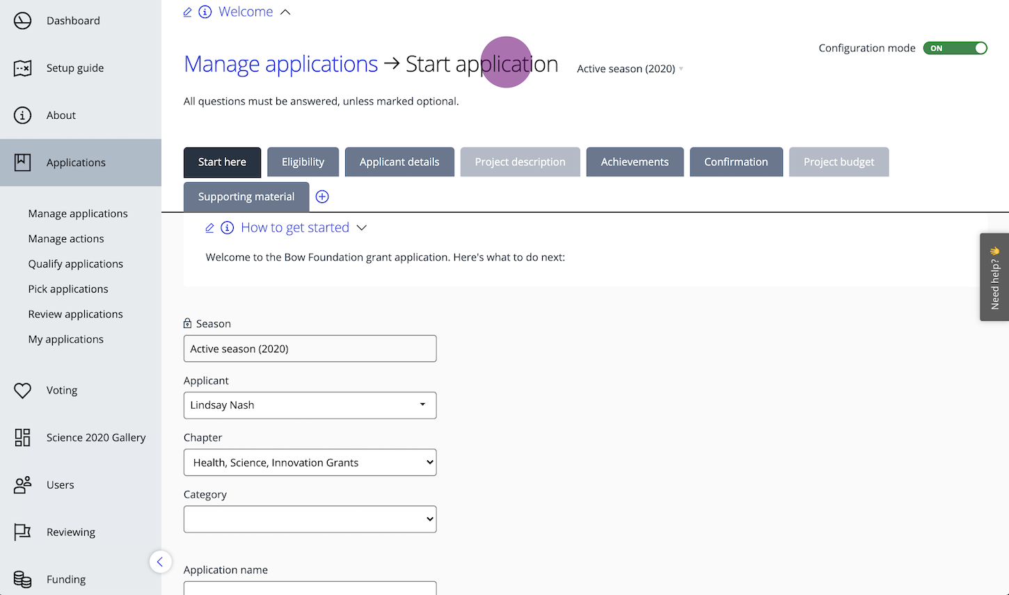Breadcrumbs for accessibility