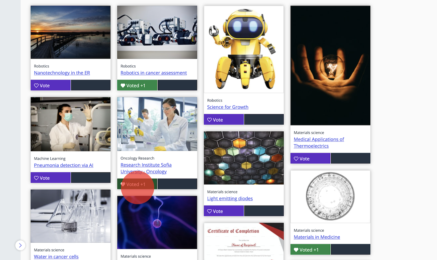 Crowd Voting in Good Grants