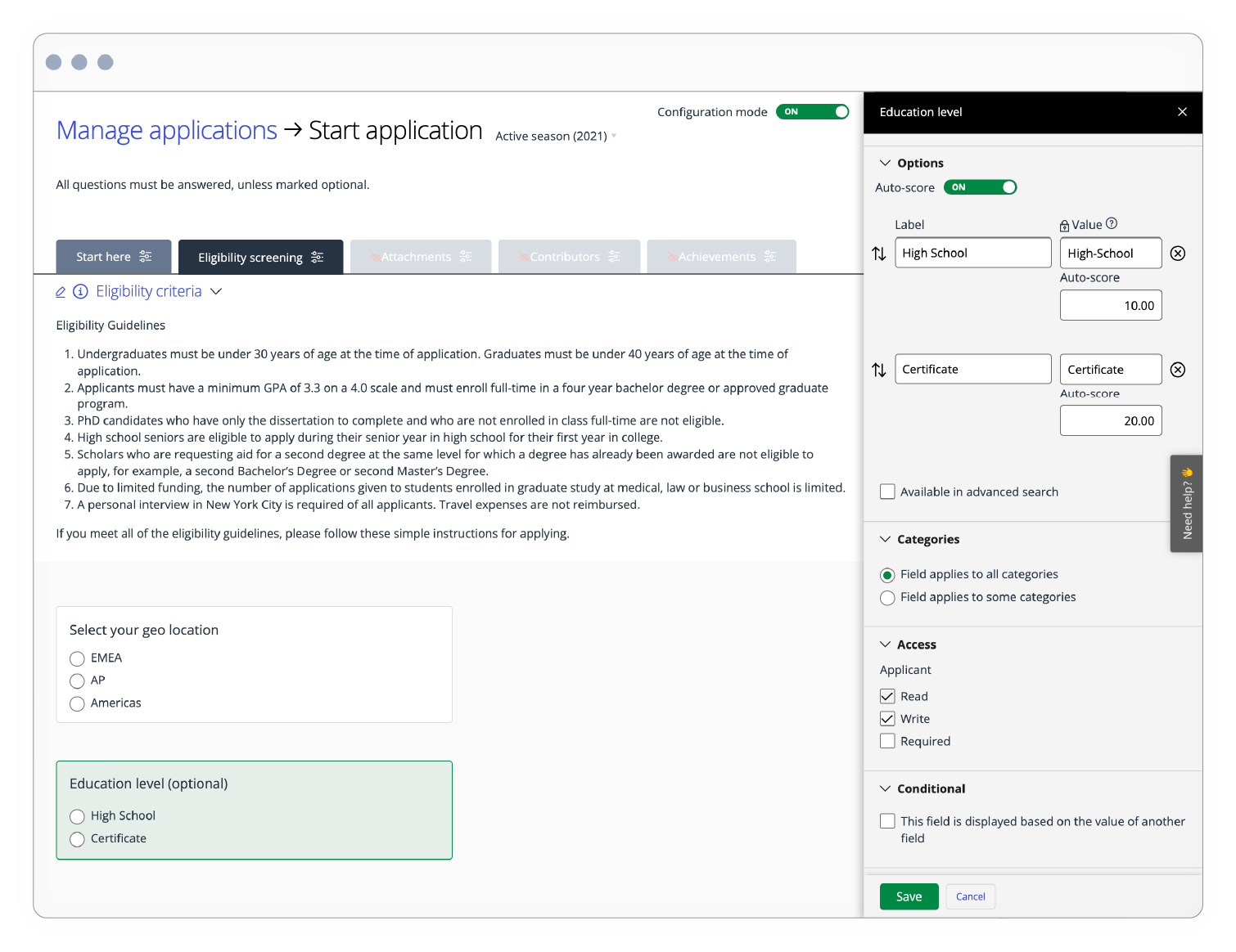 Fördermittelverwaltungssoftware Eignungsprüfung
