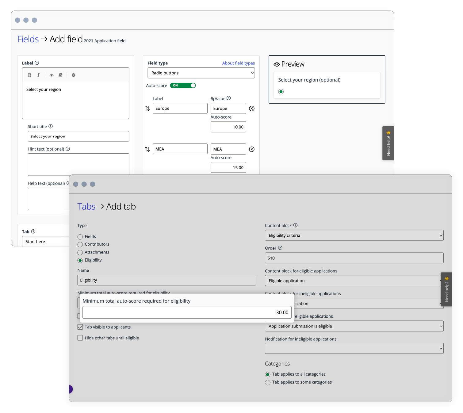 Fördermittelverwaltungssoftware Eignungsprüfung