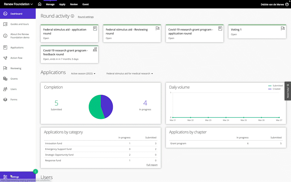 Anzeigen der Seite „Über uns“