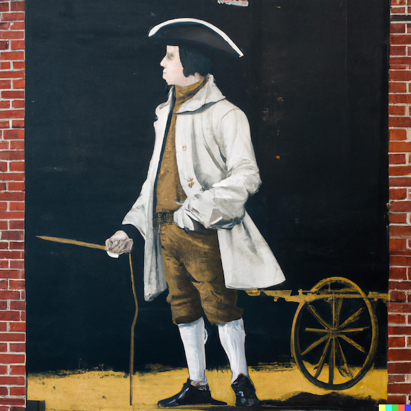 DallE Bild von Paul Revere 